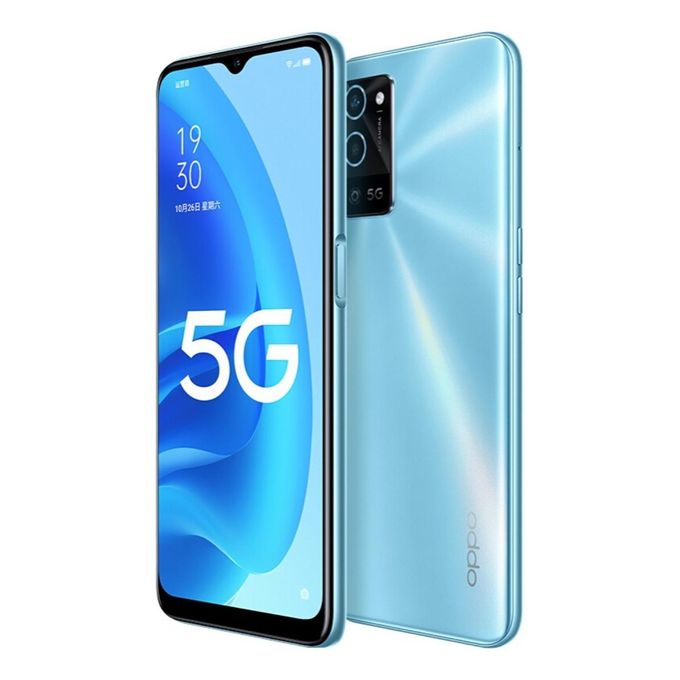 OPPO A55s 5G Deux SIM, RAM 12Go, Stockage 256Go,Ecran 6,5"FHD, Batterie 5000mah, Face ID & Empreintes Digitales