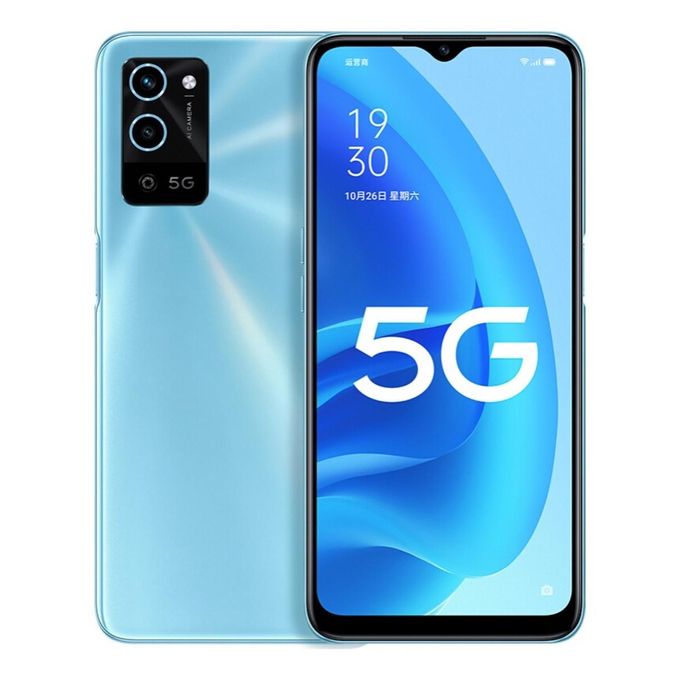 OPPO A55s 5G Deux SIM, RAM 12Go, Stockage 256Go,Ecran 6,5"FHD, Batterie 5000mah, Face ID & Empreintes Digitales