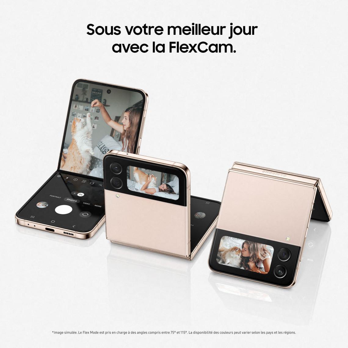 Samsung Galaxy Z Flip4 5G Vrac- Smartphone Pliable 128Go 8Go RAM