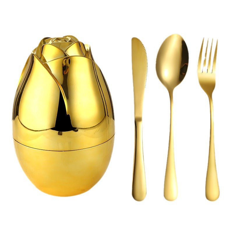 🍴 Service de Table 24 Pièces Argent – Design Ovale & Acier Inoxydable