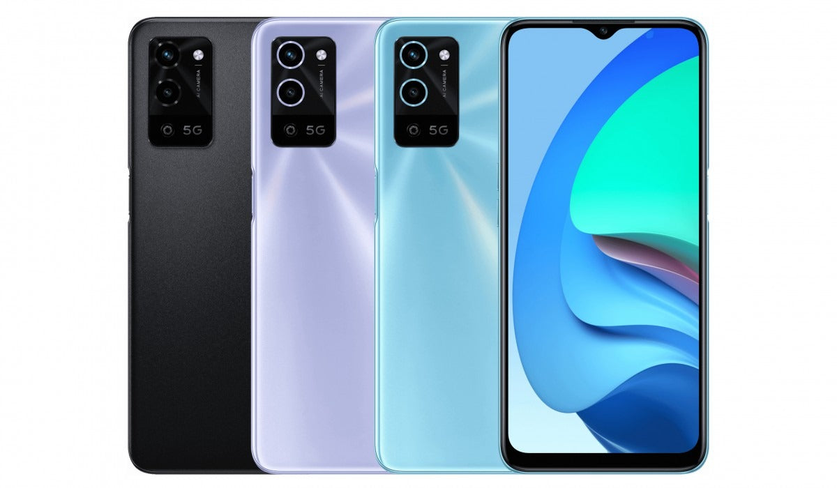 OPPO A55s 5G Deux SIM, RAM 12Go, Stockage 256Go,Ecran 6,5"FHD, Batterie 5000mah, Face ID & Empreintes Digitales