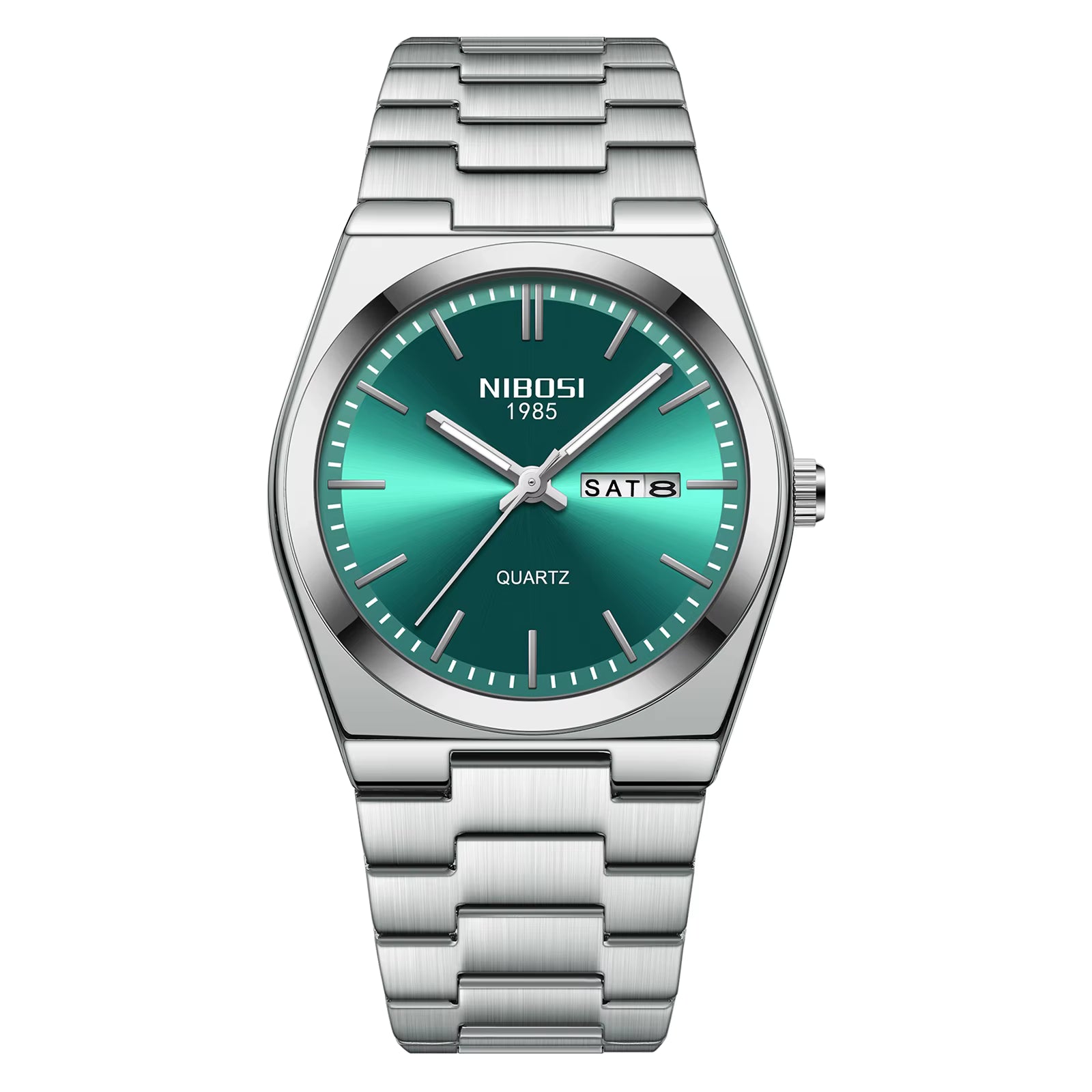Montre de Luxe – Acier Inoxydable, Lumineuse & Waterproof