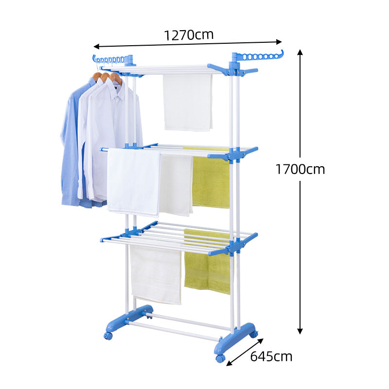 🧺 Séchoir à Linge Mobile 4 Niveaux : La Solution Gain de Place #1 pour votre Intérieur !