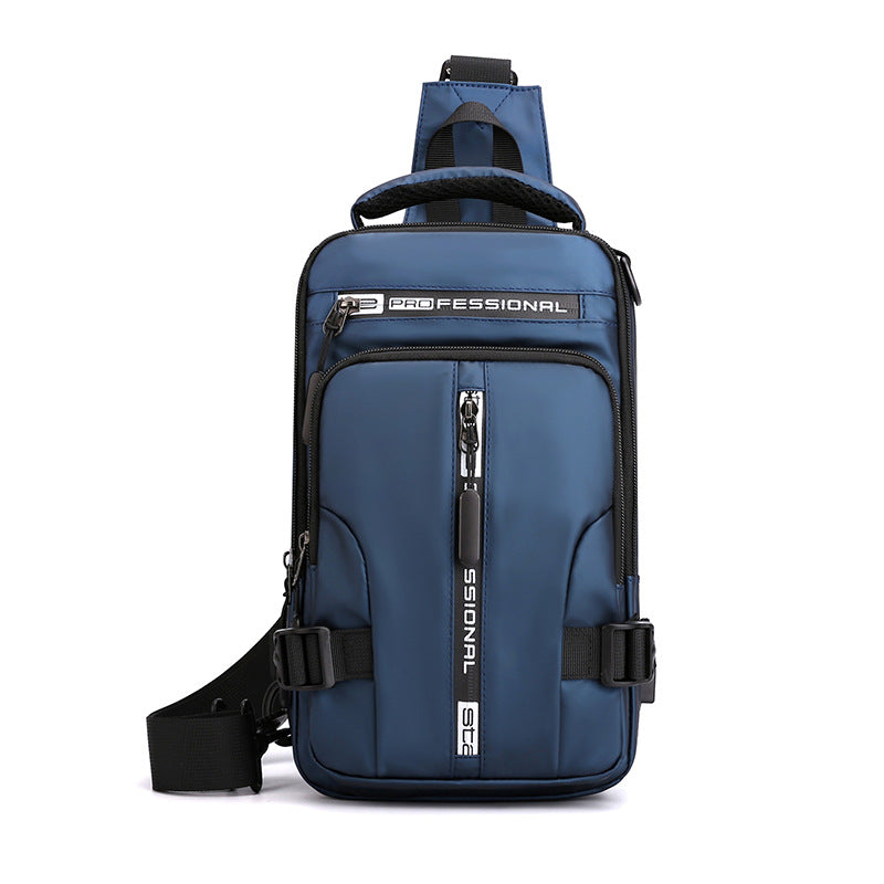 Sac à Bandoulière Multifonction Homme 2026 – Charge USB Intégrée, Nylon Imperméable, Sac à Dos & Sac Banane