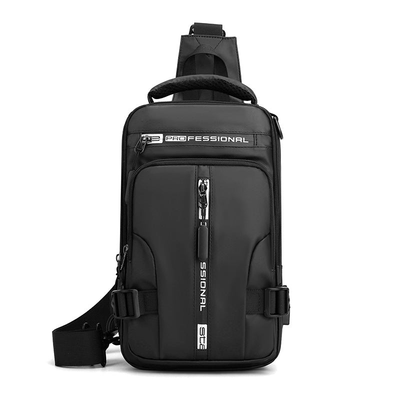 Sac à Bandoulière Multifonction Homme 2026 – Charge USB Intégrée, Nylon Imperméable, Sac à Dos & Sac Banane