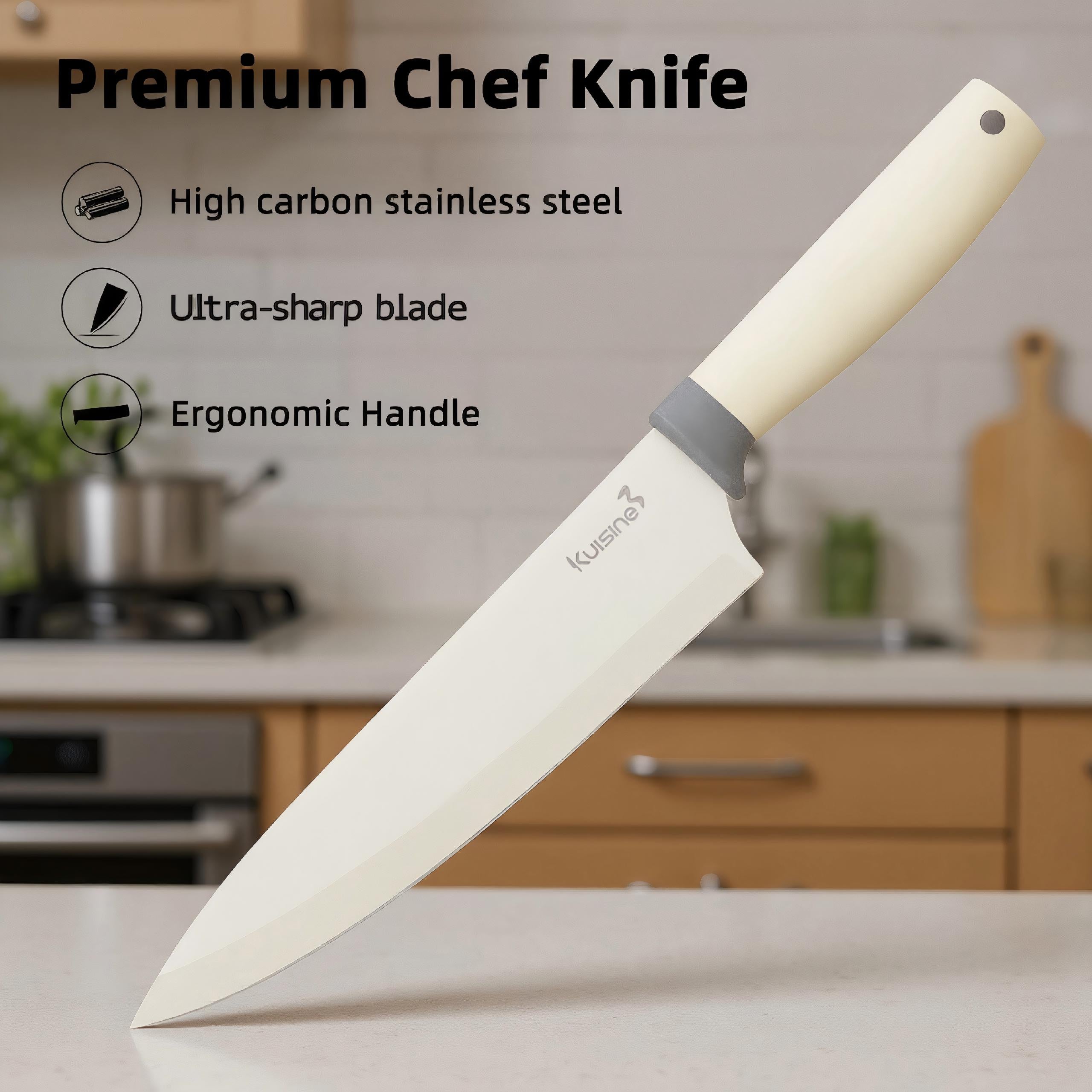 🔪 Set de 6 Couteaux Premium "Kuisine" : La Précision du Chef dans votre Cuisine !
