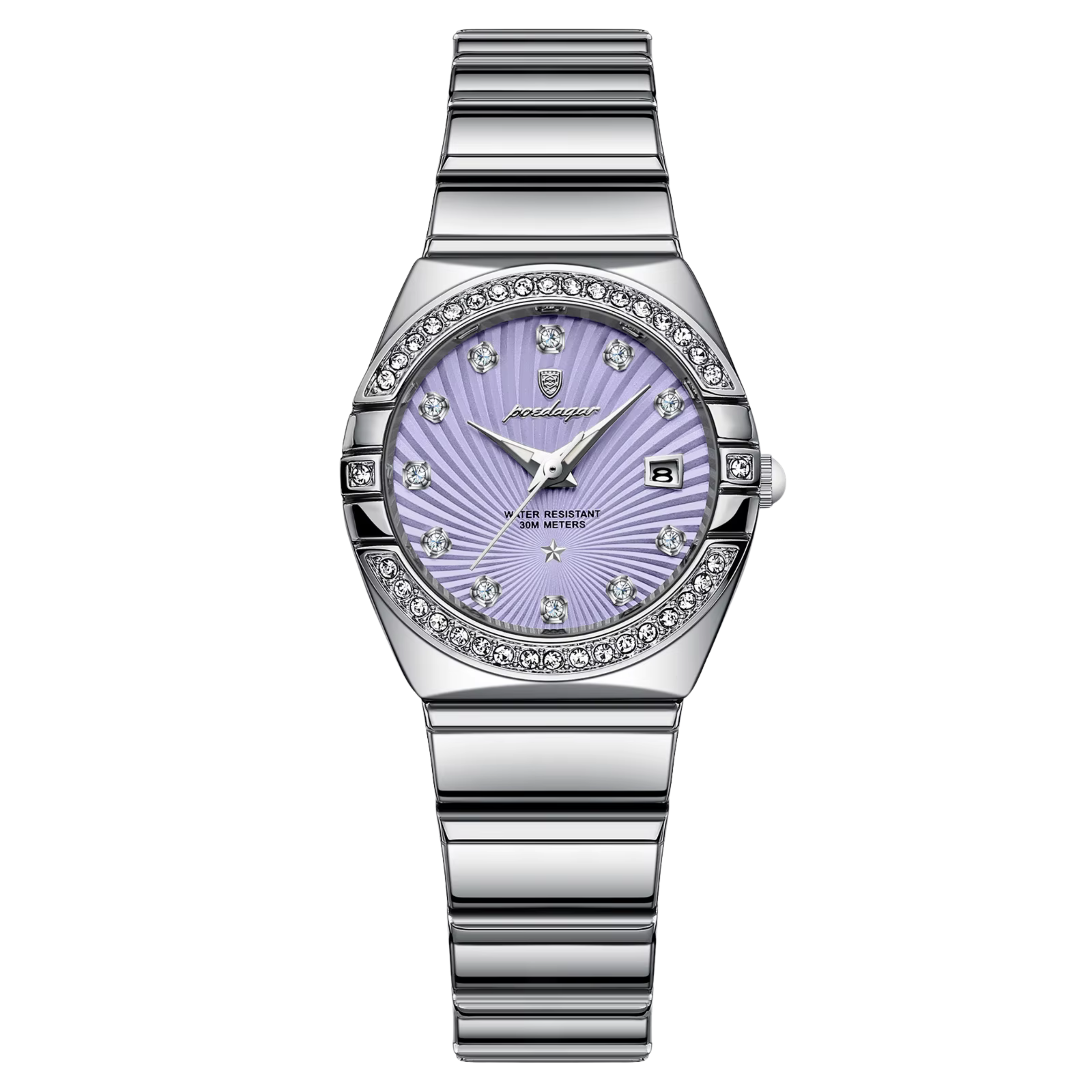 ✨ Montre Poedagar Luxury Lady : L'Élégance de l'Or Rose et l'Éclat des Diamants à votre Poignet !