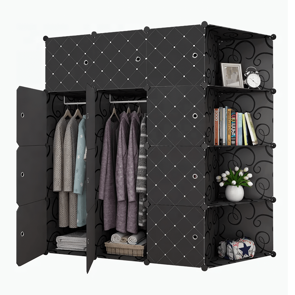 Armoire Intelligente 2-en-1 : Rangez Tout, Gagnez de l'Espace