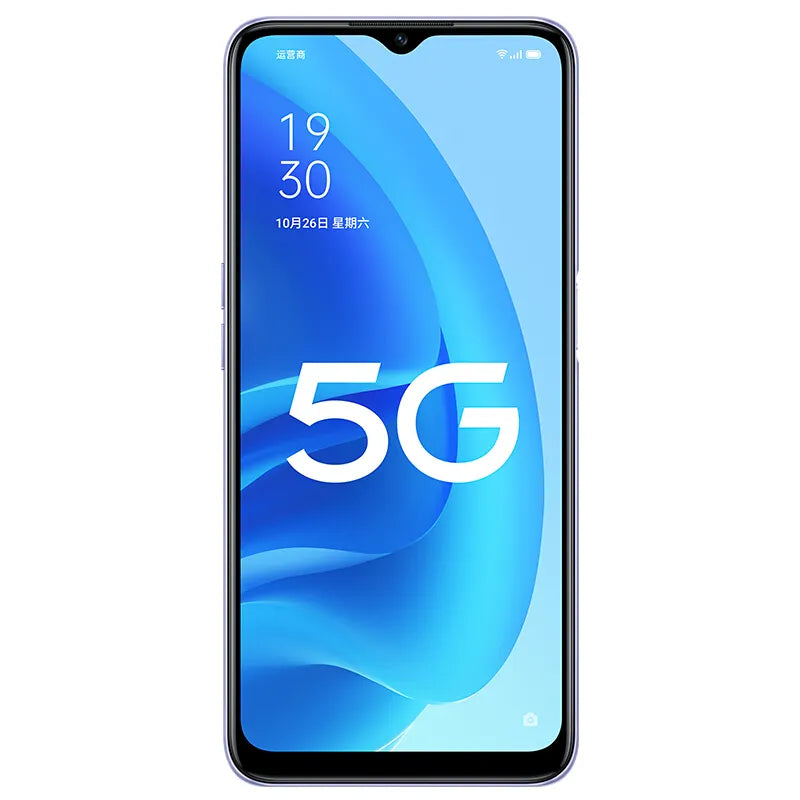 OPPO A55s 5G Deux SIM, RAM 12Go, Stockage 256Go,Ecran 6,5"FHD, Batterie 5000mah, Face ID & Empreintes Digitales