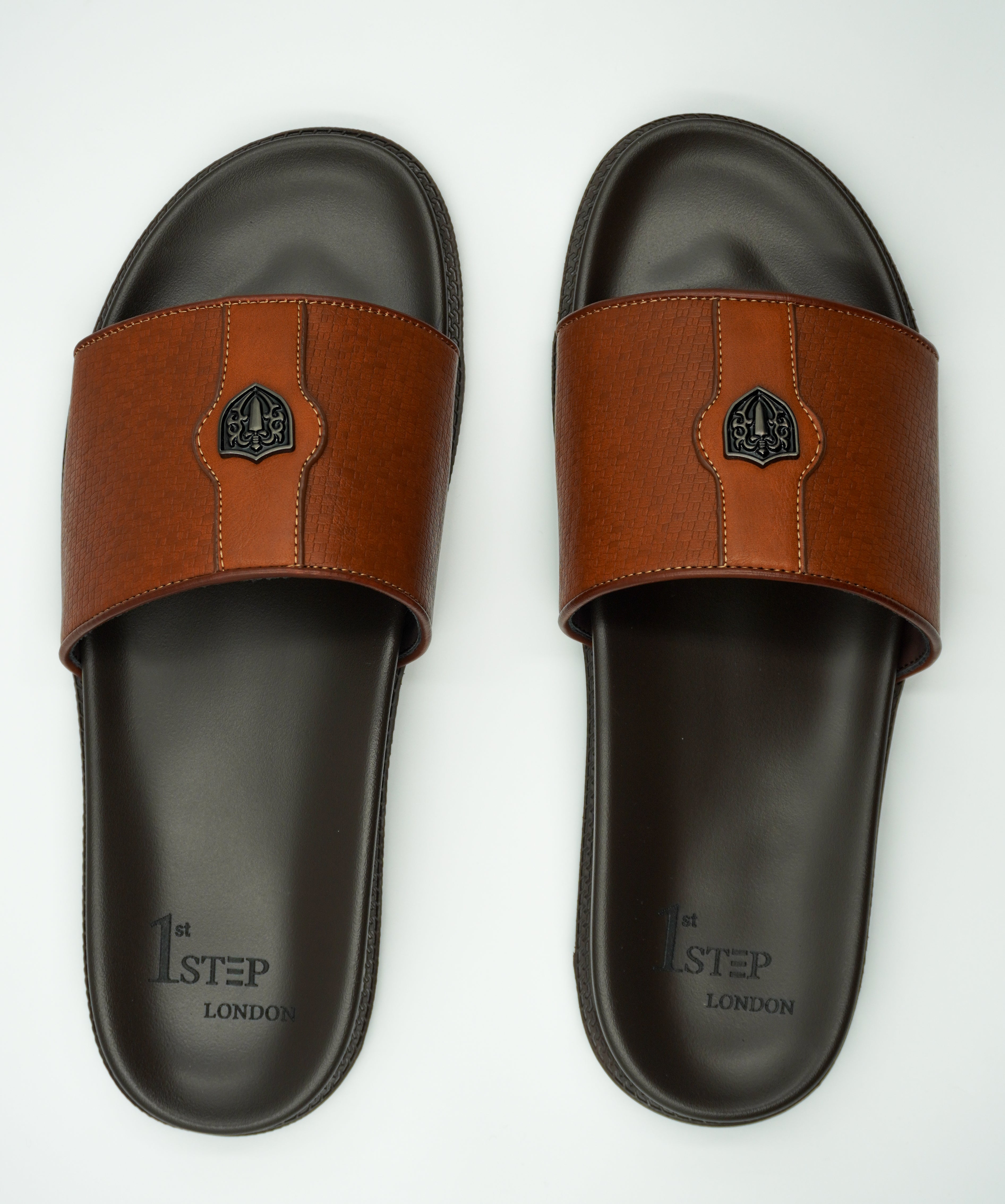 Chaussures orthopédiques en cuir ADL123 BROWN