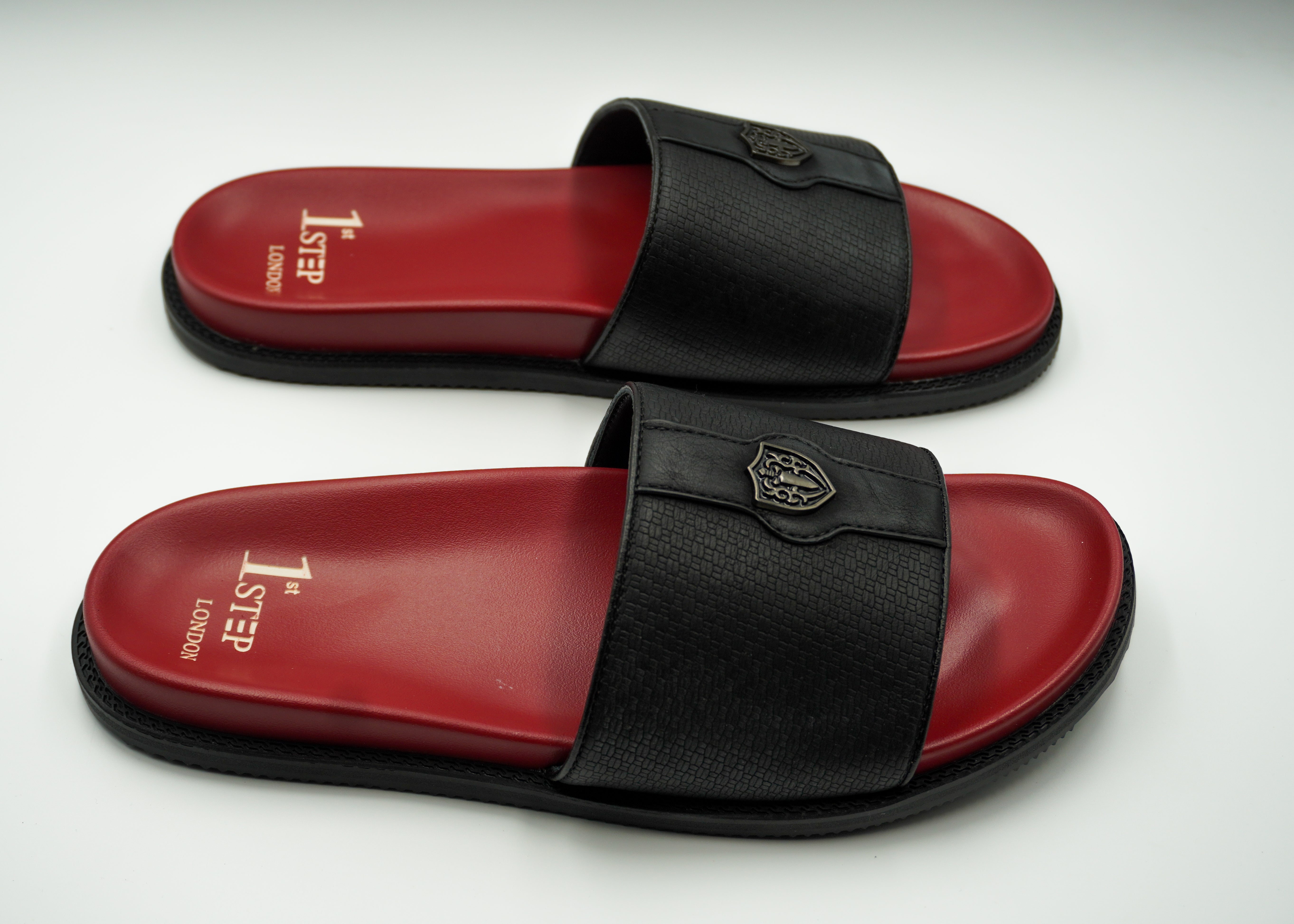 Chaussures orthopédiques en cuir ADL123 ROUGE