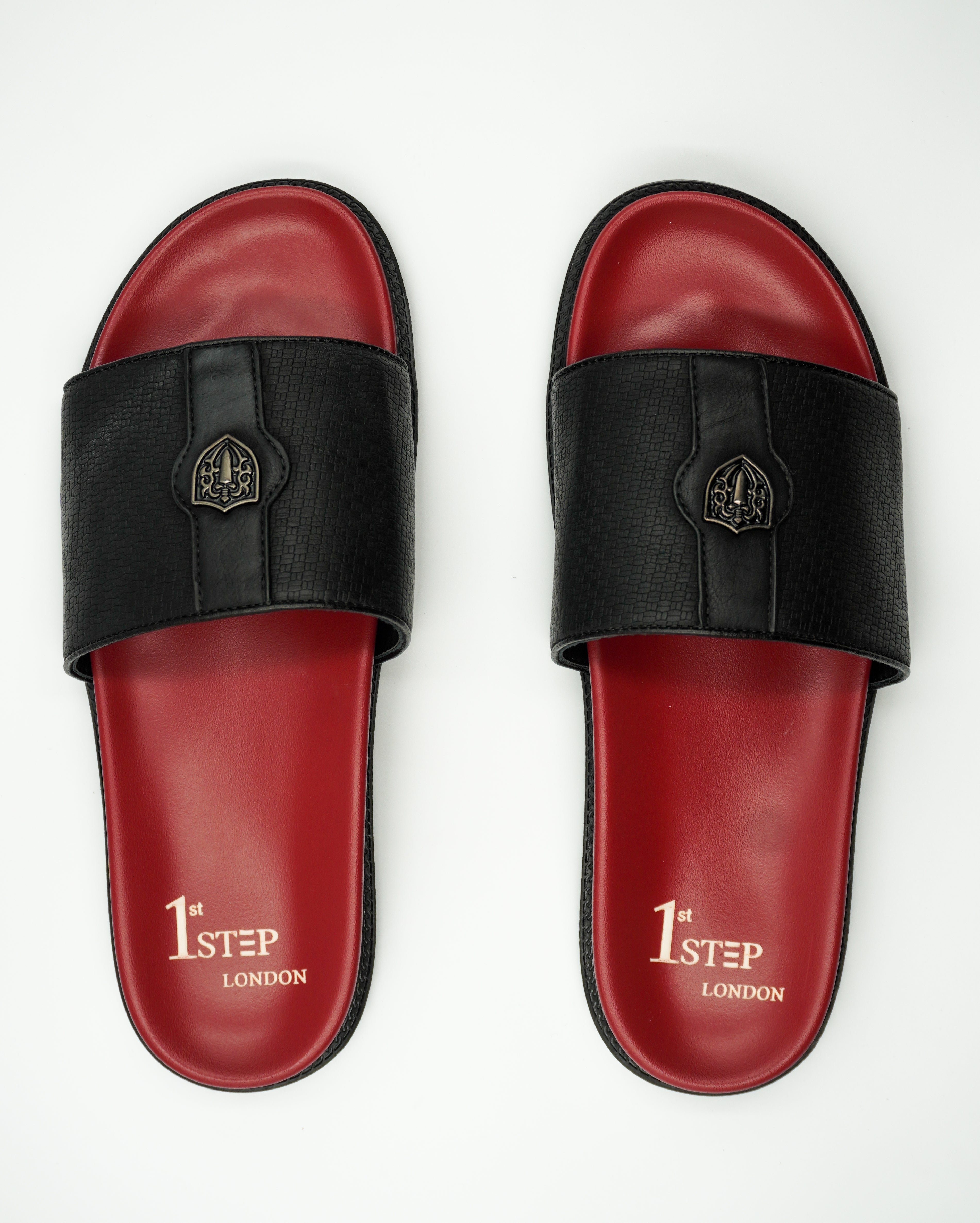 Chaussures orthopédiques en cuir ADL123 ROUGE