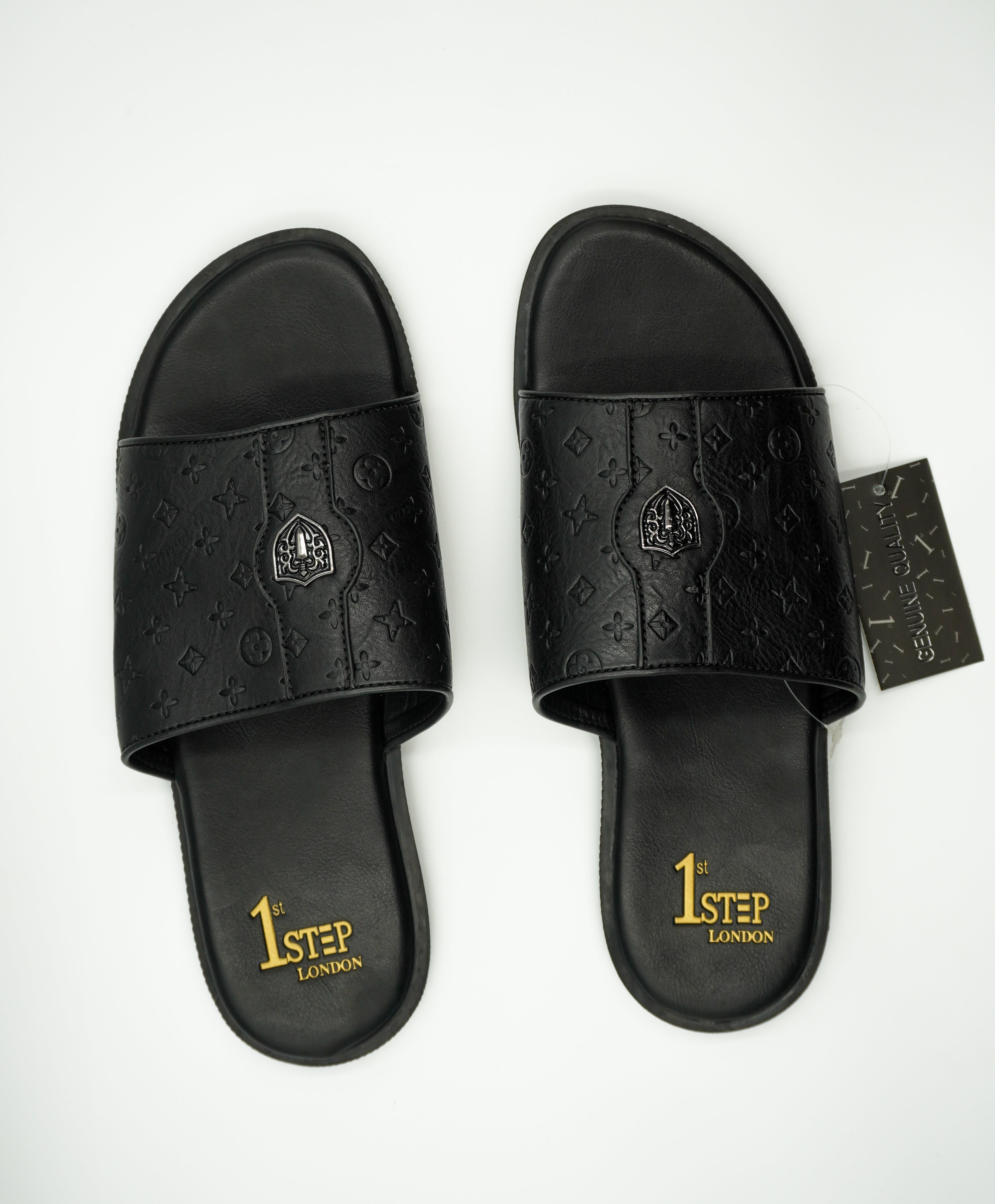 Chaussures orthopédiques en cuir PR7722 NOIR