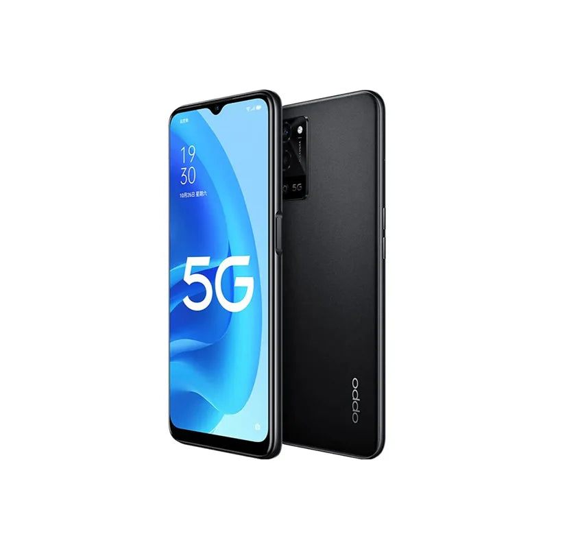 OPPO A55s 5G Deux SIM, RAM 12Go, Stockage 256Go,Ecran 6,5"FHD, Batterie 5000mah, Face ID & Empreintes Digitales