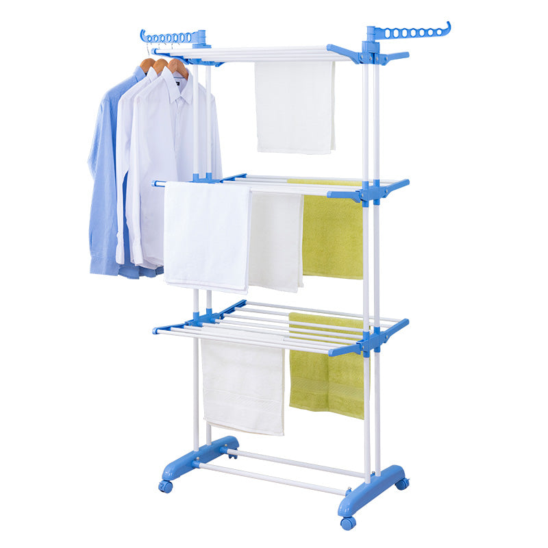 🧺 Séchoir à Linge Mobile 4 Niveaux : La Solution Gain de Place #1 pour votre Intérieur !