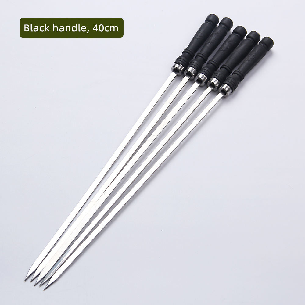 🔥 Lot de 12 Grandes Brochettes Style Brésilien : La Qualité Pro pour vos Grillades !