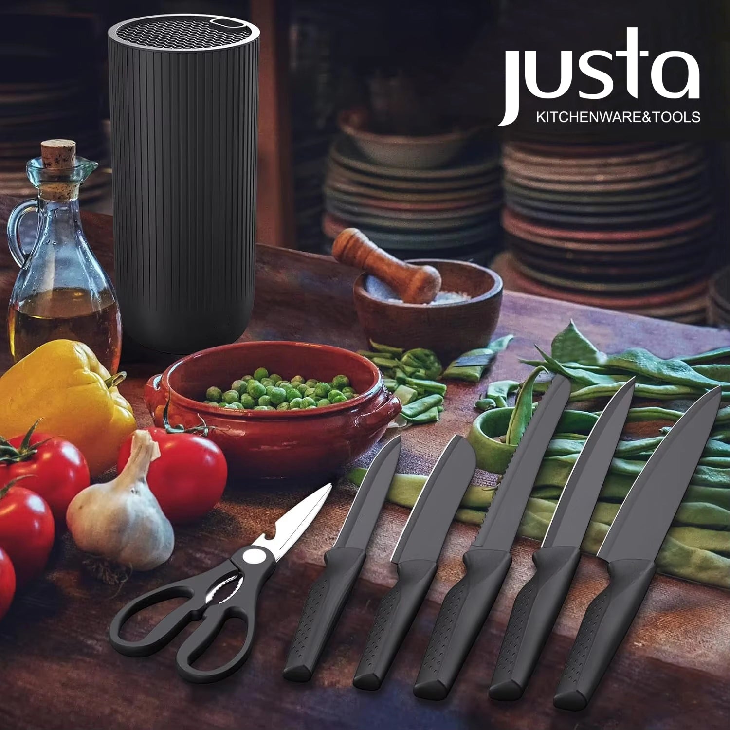 🔪 Set de 6 Couteaux Premium "Kuisine" : La Précision du Chef dans votre Cuisine !