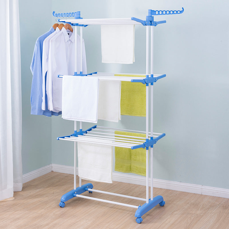 🧺 Séchoir à Linge Mobile 4 Niveaux : La Solution Gain de Place #1 pour votre Intérieur !
