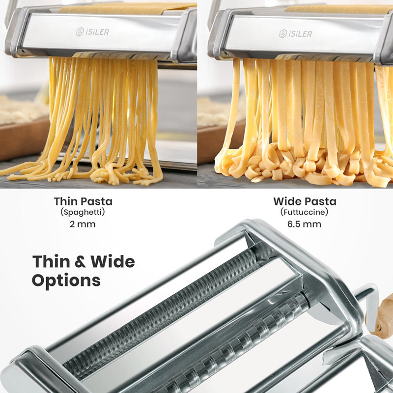 🍝 Machine à Pâtes Manuelle en Inox : Le Secret du "Fait Maison" pour vos Nouilles & Raviolis !