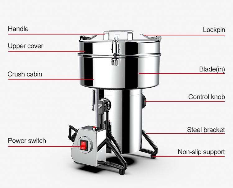 💎 Moulin Géant 3kg en Acier Épaissi : La Solution Ultime pour vos Épices et Céréales !