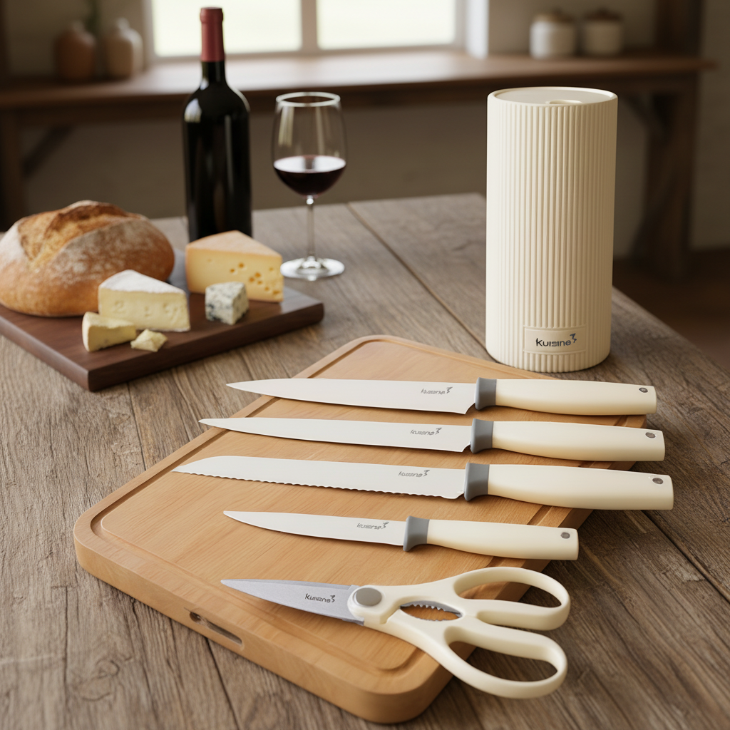 🔪 Set de 6 Couteaux Premium "Kuisine" : La Précision du Chef dans votre Cuisine !