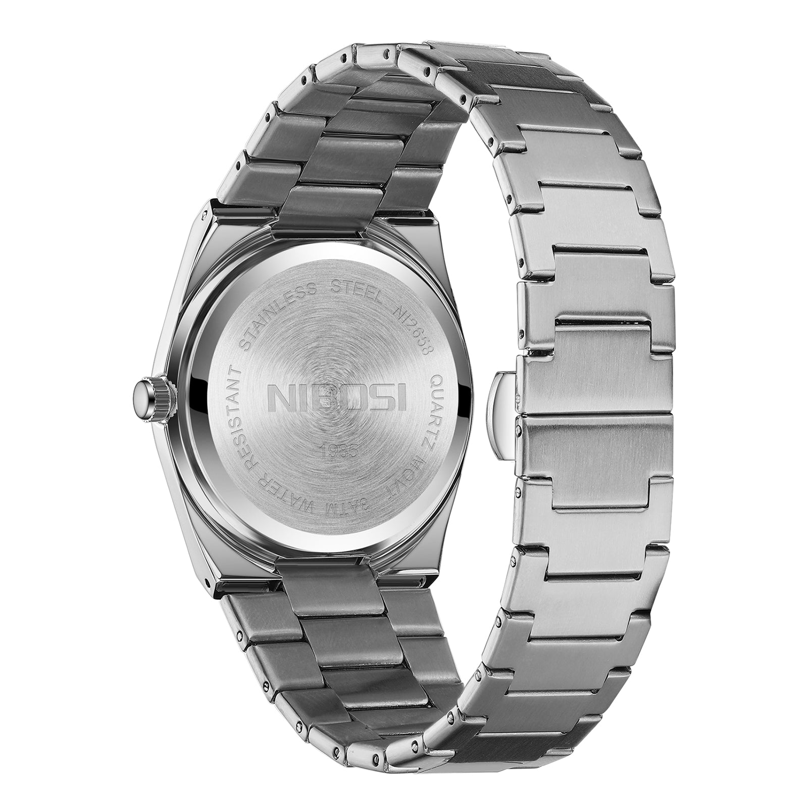 Montre de Luxe – Acier Inoxydable, Lumineuse & Waterproof