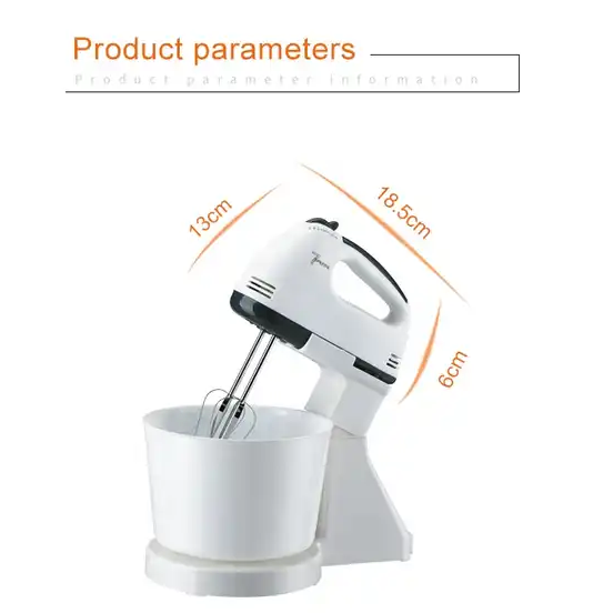 🧁 Pétrin Électrique "Classic" : Réussissez vos Pâtes et Crèmes en un Tour de Main !