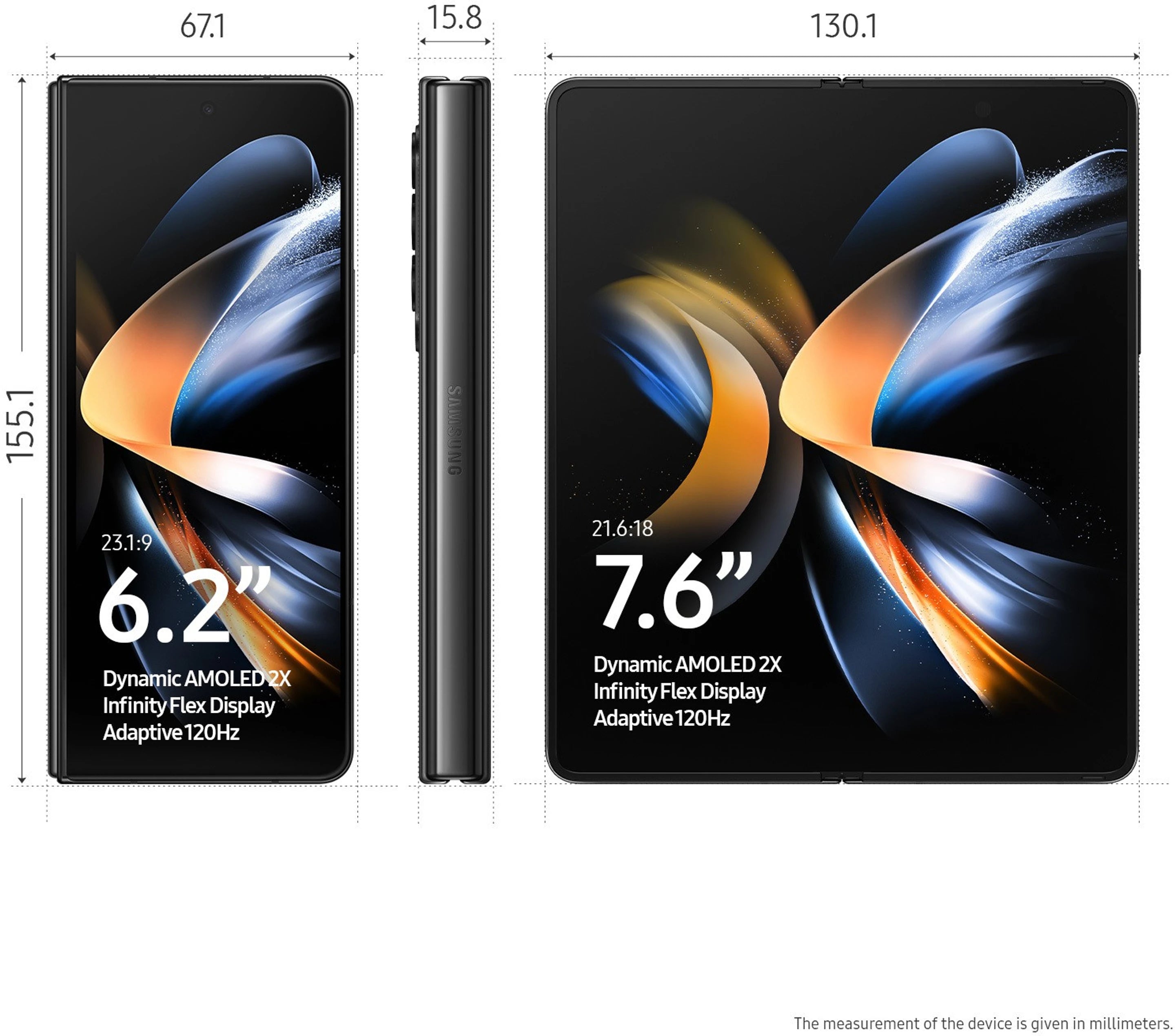 SAMSUNG GALAXY ZFOLD 4 - MEMOIRE 256GB - RAM 12GB - GARANTIE 12 MOIS