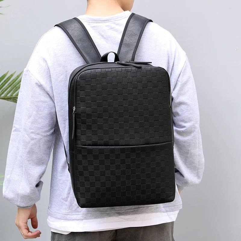 SAC A DOS EN CUIR NOIR