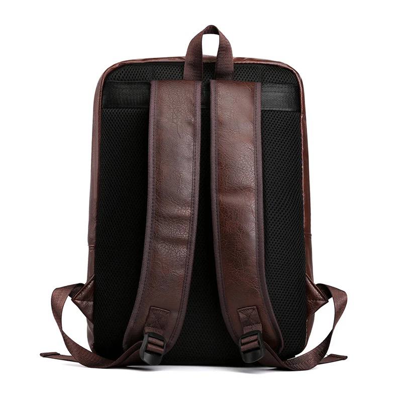SAC A DOS PREMIUM EN CUIR MARRON